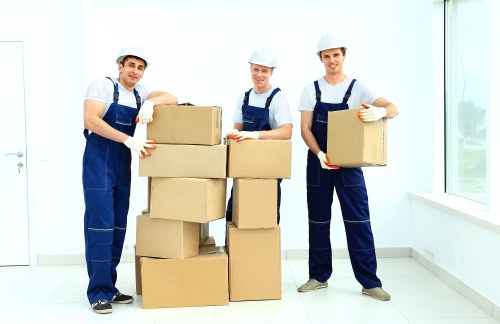Moving day preparation for a flat removal with access and parking considerations