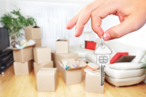 Local removals team managing furniture and boxes in Eastcote