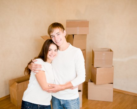 Local movers transporting office furniture during an Eastcote relocation