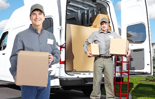 Van loading support for a small house move in Eastcote